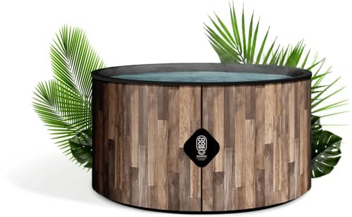 COCO SPA Nordik Spa Gonflable - 150 cm de diamètre - 800 litres - Moteur 2240 W - 2 à 4 Personnes - Massage 140 Jets
