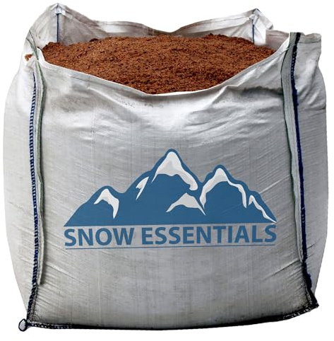 Brown De-Icing Rock Salt Bulk Bag, Winter Grit Salt for Paths Roads | For driveways, paths, patios, block paving, gravel and tarmac, fast-acting outdoor weed control