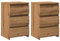 vidaXL Nachttische 2 STK. Artisan-Eiche 40x35x62,5 cm Holzwerkstoff, Nachtschrank, Nachtkonsole, Schlafzimmermöbel, Nachtschränke, Nachtkommode