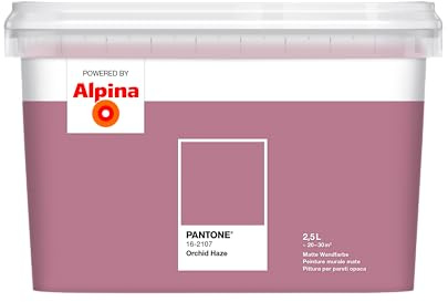 Alpina PANTONE Orchid Haze – Wandfarbe im PANTONE-Farbton – 2,5 Liter