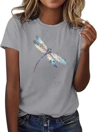 Blusa Rosa Donna in Saldo Maglia Rossa Natalizia Camicia Blusa Estiva Maglia Rosa Cipria Elegante Camicia Bianca Slim T Shirts Polo Cotone Tee Shirt Offerta