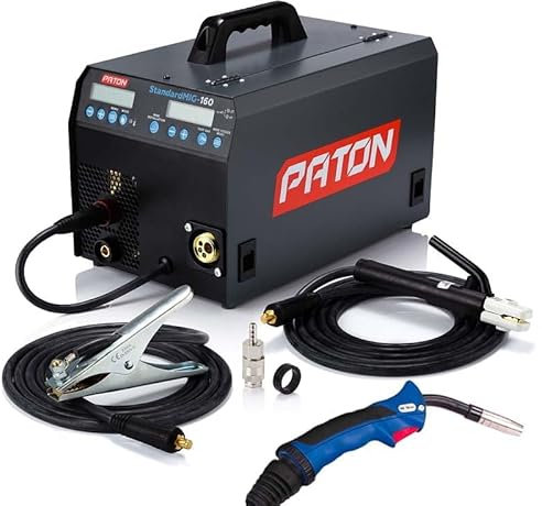 PATON StandardMIG-160 MIG Welder 160A Welding Machine Set 3 in 1-240V Professional Inverter Welder MIG/MAG, MMA, TIG Lift, Welder Machine