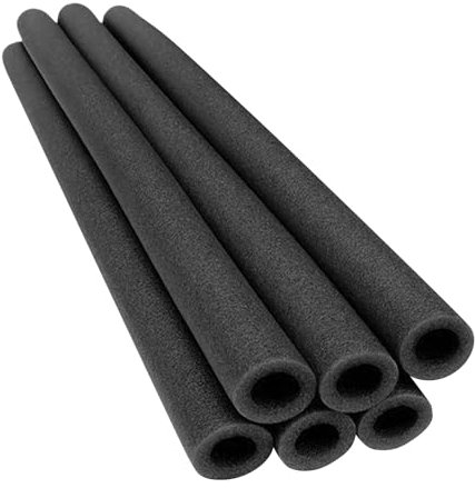 Lot de 6 tubes en mousse pour trampoline - 88 cm - Tubes en mousse - Protection des barres
