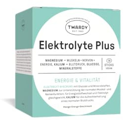 Astrid Twardy Elektrolyte Plus Mango-Orange – Elektrolytpulver für Muskeln, Nerven, beim Sport, auf Reisen & körperlicher Belastung – vegan, glutenfrei, laktosefrei – 14 Sticks