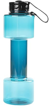 Wasserflasche in Form von Hanteln – Sportwasserflasche 700 | ml für das Fitnessstudio | Wasserbehälter für Übungen, auslaufsichere Hanteln für Reisen, Yoga, Training