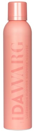 IDA WARG Shower Mousse (Luxurious Flower) – Cremig schäumendes Duschgel mit Sheabutter & Twinflower, blumiger Duft, vegan & parabenfrei, 200 m