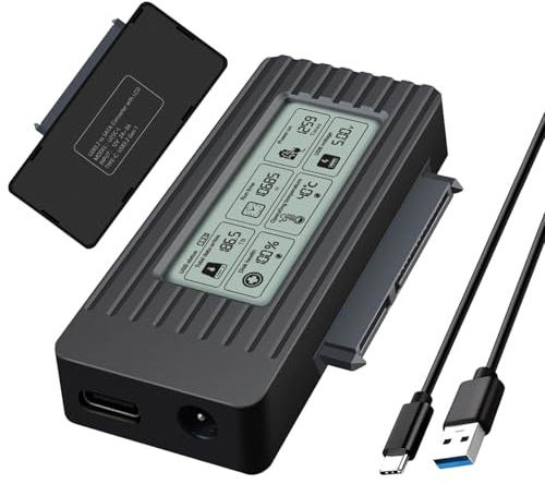 Hard Drive Recovery Kit - External Drive, Multi-Port Adapter, Data Dock | Universal USB Converter for Laptop Tablets Computers System