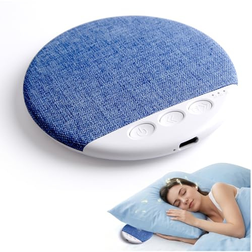 Yozexin Bone Conduction Pillow Speaker, Under Pillow Speaker Bluetooth, Ultra-Thin Bluetooth 6.0 with White Noise Timer, for Meditation Home Hotel Dorm Camping Travel Side Sleepers Insomnia
