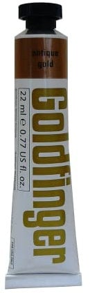 Daler-Rowney Goldfinger Gilding Colours, Aluminium Tube, 0.74oz - 22 ml, Antique Gold