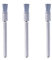 Dremel 443 Juego de accesorios de cepillos de acero al carbono, 3 cepillos (3,2 mm) para limpiar y eliminar el óxido de los materiales metálicos