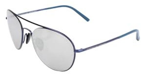 Porsche Design P8606 P/8606 A Dark Blue Pilot Sunglasses 54mm