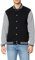 Build Your Brand Herren Sweat College Jacket Jacke,, per pack Mehrfarbig (black/h.grey 00658), Large (Herstellergröße: Large)