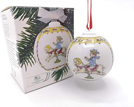 Hutschenreuther Porzellankugel Weihnachtskugel 1988 OVP
