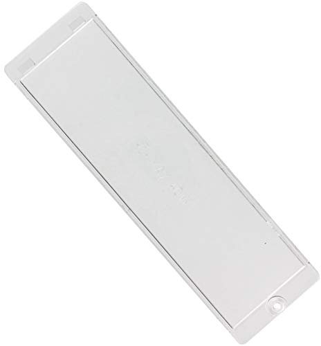 SPARES2GO Light Diffuser/Lens Cover Plate Fits Magnet IH707/1BR IH707/1WH Cooker Hood (218mm x 63mm)