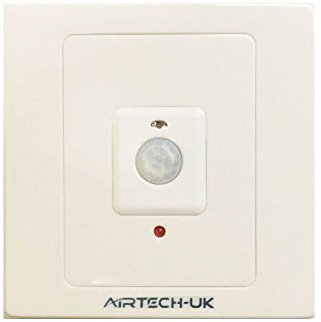 AirTech-UK PIR Motion Sensor and Timer Switch Inline Extractor Bathroom Fan Light
