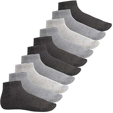 Footstar EVERYDAY! 10 Paar Damen Herren Quarter Socken Kurzsocken Kurze Baumwoll Socken