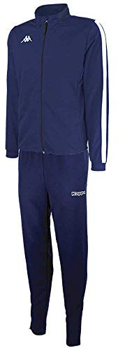 Kappa - Salcito TKS, Tuta da uomo, blu oltremare/bianco, 3XL