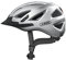 ABUS Stadthelm Urban-I 3.0 - Fahrradhelm mit Rücklicht, Schirm und Magnetverschluss - für Damen und Herren - Silber, Größe L