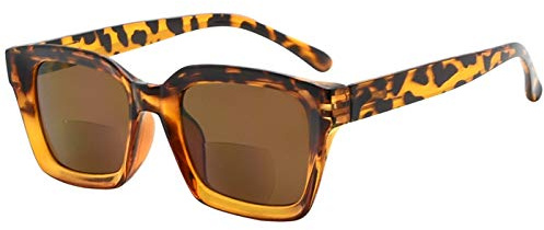 Eyekepper Stilvolle Damen Bifokale Lesebrille - Übergroße Brillen mit Quadratischem Design