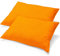 aqua-textil Classic Line Kissenbezug 2er-Set 40x60 orange Baumwolle Kissen Bezug Reißverschluss Jersey Kissenhülle