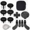 Avericht 13 in 1 Ersatzteile für Xbox Elite Series 2 Controller, 6 magnetische Daumensticks, 4 Paddel, 1 Einstellwerkzeug, benutzerdefiniertes Kit für Xbox One Elite Series 2 Zubehör (schwarz)