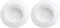 fiXte Plastic Sink Strainer - White Pack of 2. Large 70mm Diameter