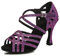 MINITOO Donna Ballo Scarpe con Strass Sposa Matrimoni Serata Sandali con Tacco L357 Viola EU 40.5