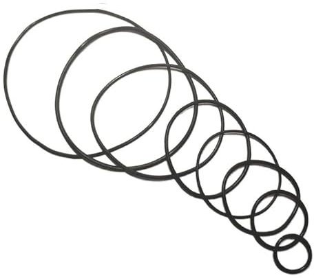 Scyoe 9 Sizes Silicone Rubber Band Pulley Transmission Engine Drive Round Beslts Tape DIY Toy Module Car Motor Stretch Drop Shipping (Size : 10pcs 2.5x80mm)