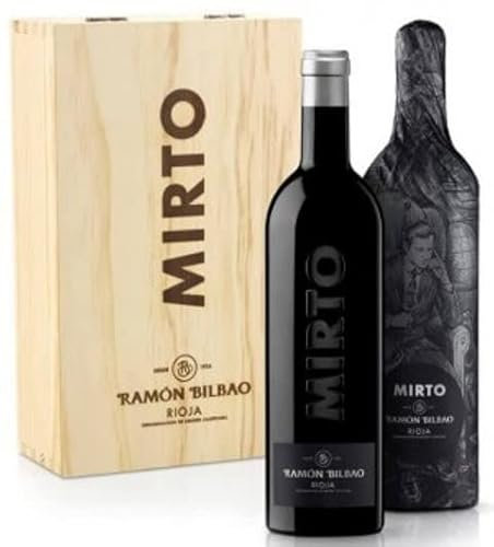 Ramón Bilbao - Estuche de madera de Vino Tinto Mirto 2016 - Pack 2 botellas 750 ml