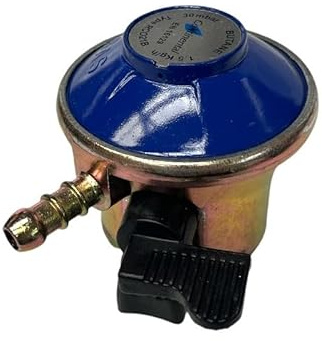 BUTANE GAS REGULATOR 21mm FOR CALOR FLOGAS CLIP ON BOTTLE CYCLINDERS 30mb OUTLET