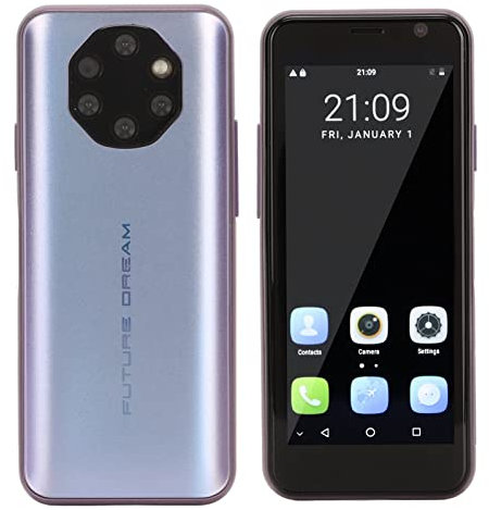 Telefono Cellulare, Smartphone Android Sbloccato 4G, Mini Smart Phone da 3,5 Pollici, Dual Card da 3 GB 32 GB Dual Phone, Sblocco Facciale delle Impronte Digitali per Telefono Android per Studenti