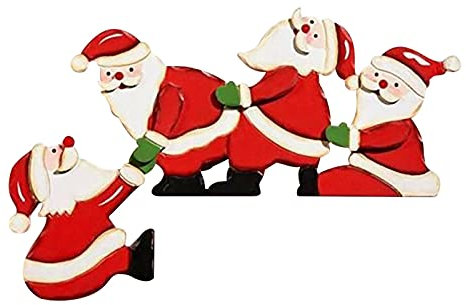 Türrahmen Deko Weihnachten, Lustige Weihnachten Türecke Holz Dekoration, Weihnachten Elch/Weihnachtsmann/ Schneemann Geschenke Türdeko Weihnachten,für Die Dekoration Von Türrahmen, Weihnachtsecktürrah