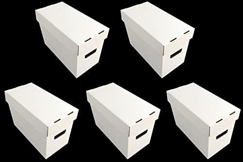 docsmagic.de 5x Short Comic Storage Box - 19.4 x 27.6 x 39.4