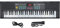 61 Tastiera Musicale Portatile Tasti Tastiera Pianoforte Dispositivo Karaoke Multifunzionale con Microfono Cavo USB Pianoforte Elettrico Strumento Musicale Volume Regolabile Effetto