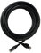 Elfcam® - 35m Cable Ethernet Cat 6, Redondo Cable LAN WAN, Cat6 26AWG, 1Gbps con Conectores RJ45, Negro (35M)