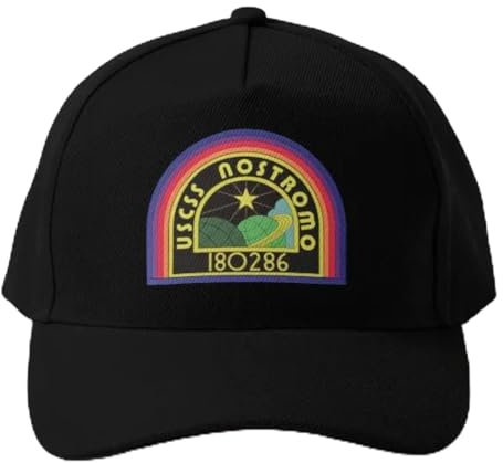 Baseballmütze USCSS Nostromo Crew Patch Baseballmütze Snapback Jungen Damen Herren Sun Fish Cap Einfarbig Schwarz Bedruckte Motorhaube Hip Hop