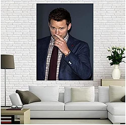 Poster Chris Pratt Schauspieler Star Poster Porträt Bilder Poster Und Drucke Leinwand Malerei Kunst Wand Home Decor 50X70Cm Kein Rahmen