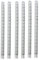 Operitacx 6-teiliges Dreieckiges Dreidimensionales Lineal, Dreieck Ausarbeitung Lineal, Kunststoff, Transparent, 15 cm