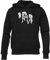 GUNMANTOR Maya and Yuki Maltese Schwarz Kapuzenpullover Herren Damen Unisex Langarm Ärmel Black Hoodie Mens Womens