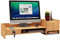 TESUGN Monitorständer mit Aufbewahrungsfunktion, Großer Computer-Laptop-Ständer mit Schublade, Schreibtisch-Organizer für Heim- und Bürobedarf, 65.5x20x13.5cm