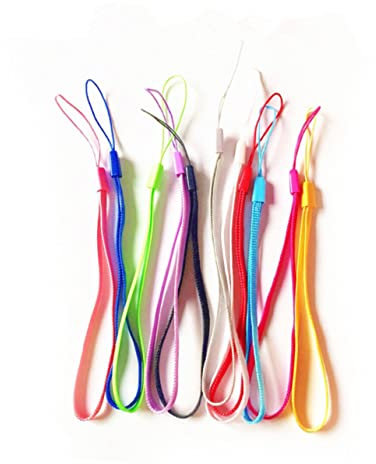 Gadpiparty 20pièces Lanières Colorées Pour Poignet Sangle Pratique Pour Clés Téléphone Et Badges Couleurs Aléatoires