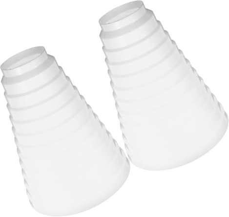 NULYLU 2pcs Range Hood Adaptor Reducer Exhaust Pipe Connector for Ducted Kitchen Ventilation