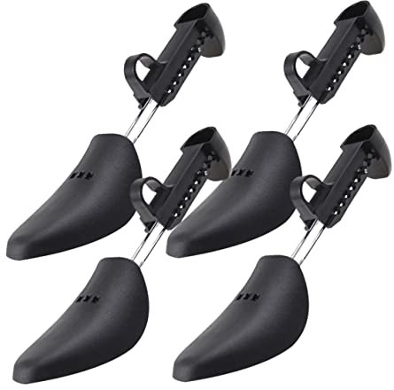 BUGUUYO 4pcs Adjustable Shoe Stretcher Shoe Support & Expander Width Shaper for Men Fits UK Size 35 39 Shoe Trees for Comfortable Fit