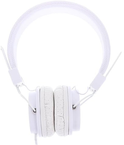 Artibetter Casque De Jeu -auriculaire Filaire pour Ordinateur Et Téléphone, Audio Stéréo Basse, Léger Et Confortable, Résistant à l'usure, Usage Gaming Et Multimédia, Couleur Blanche