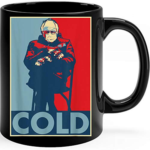 Kaffebecher Bernie Mittens Meme Bernie Sanders Kalte Amtseinführung Tasse Aus Keramik Dekorativer Porzellan Kaffeebecher Tragbar Kaffeebecher Für Büro Camping 330Ml