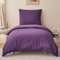 RUIKASI Housse de Couette 140x200 cm Violet avec Fermeture Éclair – Parure de Lit 1 Personne pour Lit 90x190 avec 1 Taie d'oreiller 65x65 cm – Ensemble en Microfibre Infroissable