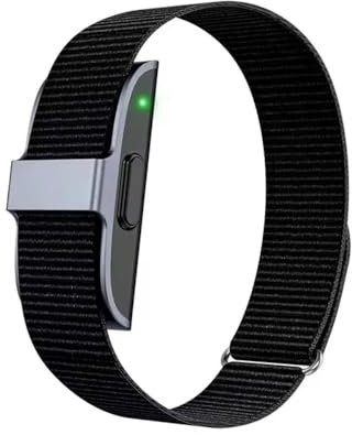 Ethelred Braccialetto intelligente 2208A con cardiofrequenzimetro, misuratore di pressione sanguigna, contapassi, fitness tracker, unisex, braccialetto elettronico (nero)