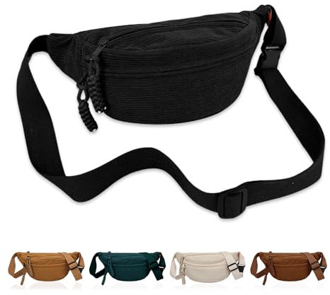 GIDWRIY Sac Banane Femme - Moon Bag Tendance à Bandoulière pour L'Extérieur, Ceinture Ajustable, Fashion