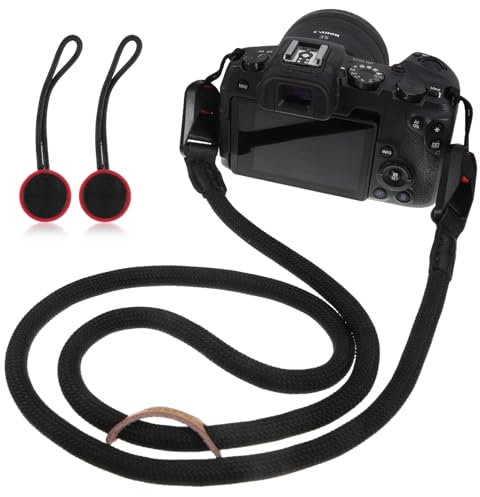 Schwarz Kameragurt Kamera Tragegurt Nackengurt Schultergurt Kamera Schultergurt Camera Strap Kameraband Camera Tragegurt für DSLR SLR oder spiegellosen cameras,120CM