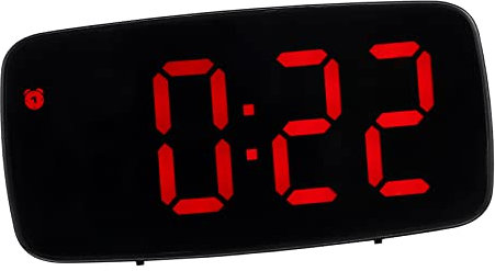 SOIMISS Digitaler Wecker Mit Großem Led-Display Tischuhr Für Schlafzimmer Und Küche Leicht Und Dünn Als Dekoration Für Nachttisch Und Täglichen Gebrauch